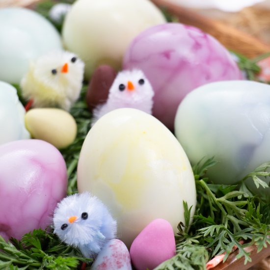 Marble Easter Eggs