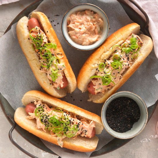 Kimchi Hot Dogs