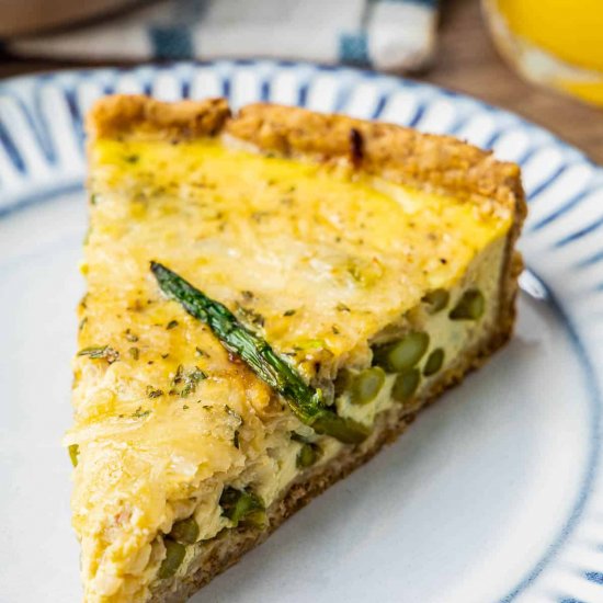 Asparagus Quiche