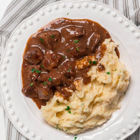 Instant Pot Beef Tips Recipe