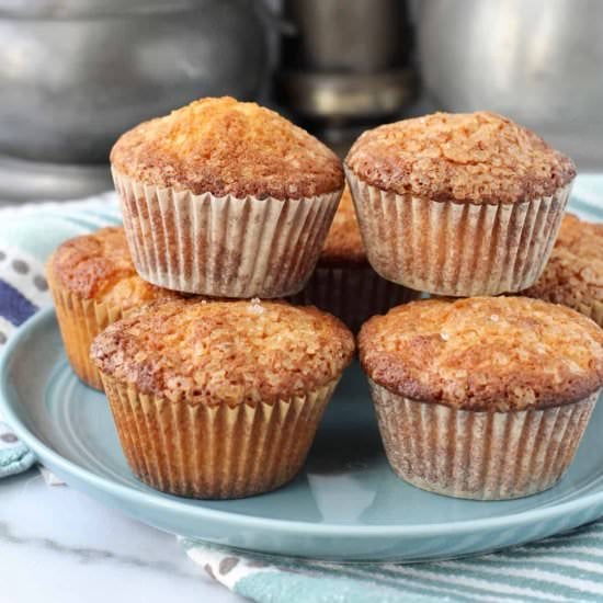 Vanilla White Chocolate Muffins