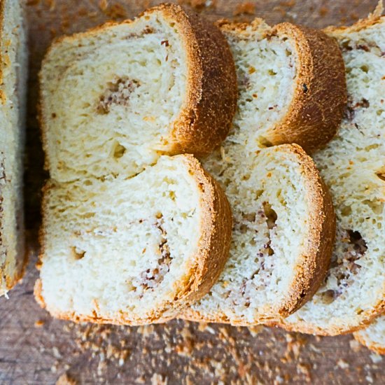 Easter Bread Recipe with hazelnut