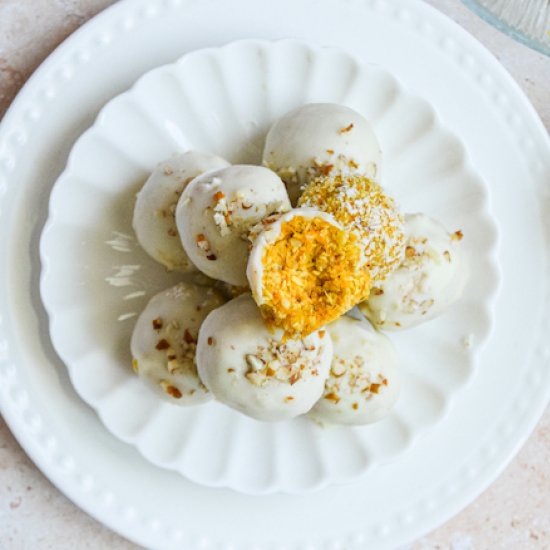 No Bake Carrot Cake Bites