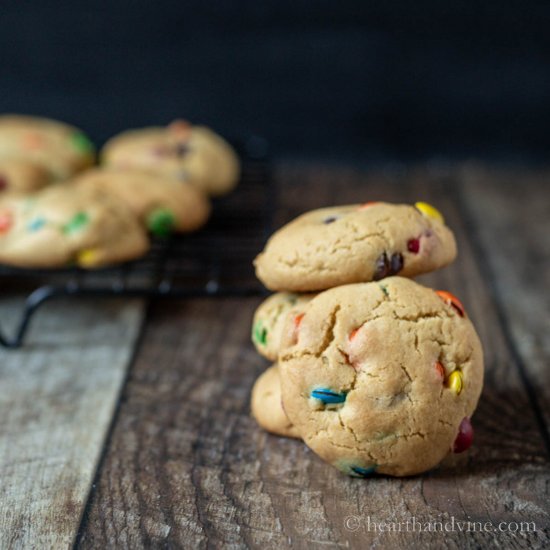 Peanut Butter M&M Cookies