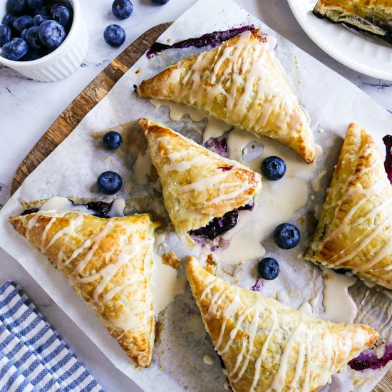 Easy Blueberry Turnovers