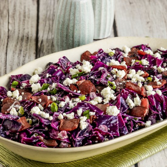 Red Cabbage Salad with Bacon