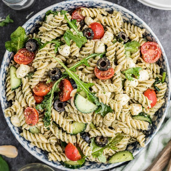 Summer Pesto Pasta Salad