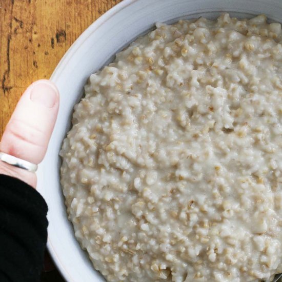 Slow Cooker Steel Cut Oats