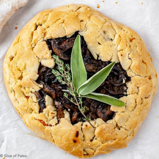 Butternut Squash Mushroom Galette