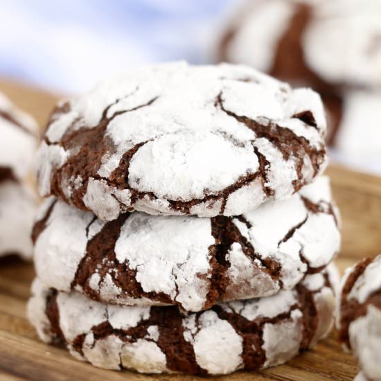 Chocolate Crinkle Cookies