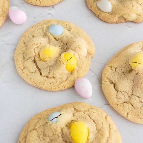 Cadbury Egg Easter Cookies