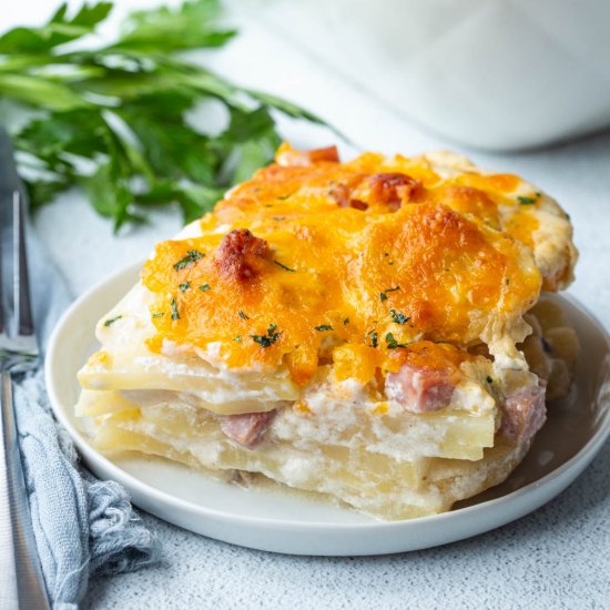 Scalloped Potatoes and Ham