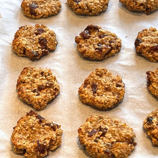 4 Ingredient Oatmeal Cookies