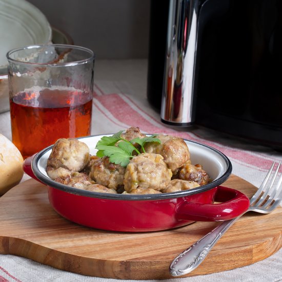 ALBÓNDIGAS EN AIRFRYER