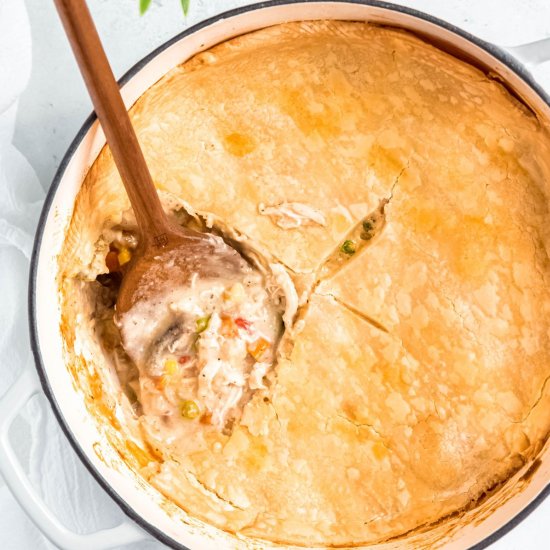 Dutch Oven Chicken Pot Pie