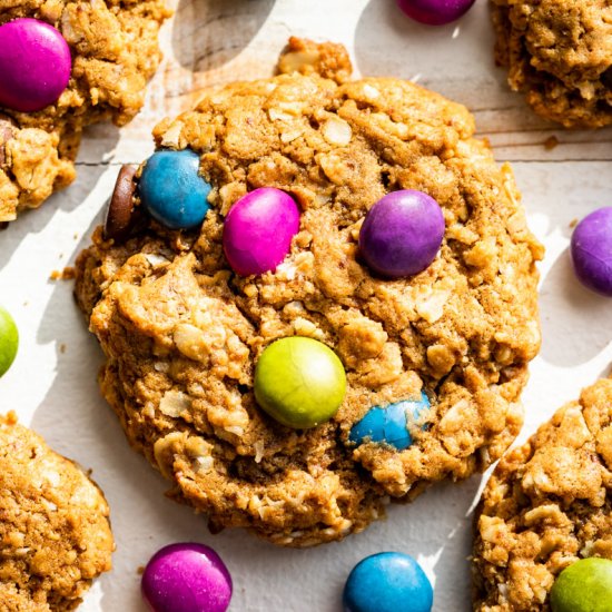 Gluten Free Monster Cookies