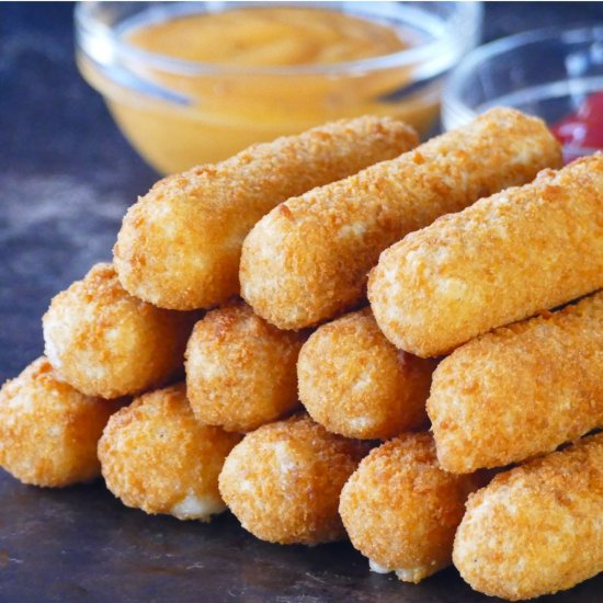 Air Fryer Frozen Mozzarella Sticks