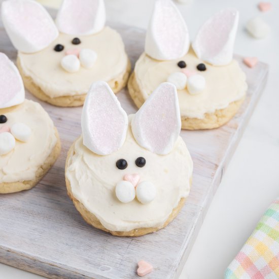 Bunny Face Cookies