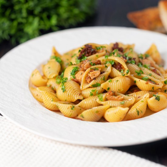 Spicy Chicken and Chorizo Pasta