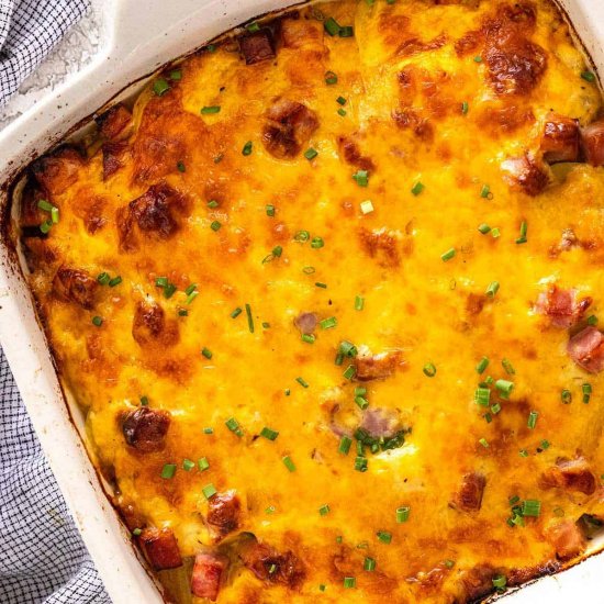 Scalloped Potatoes and Ham