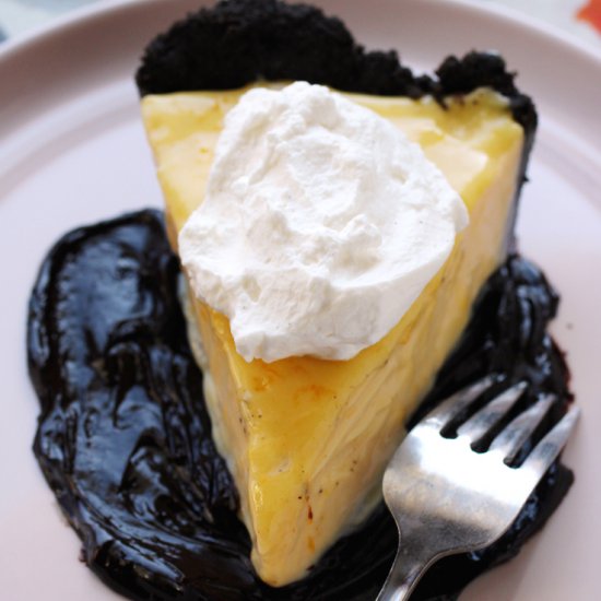 Lemon espresso pie