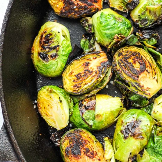 Cast Iron Skillet Brussel Sprouts