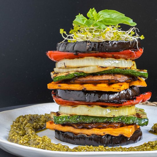 Grilled Vegetable Napoleon