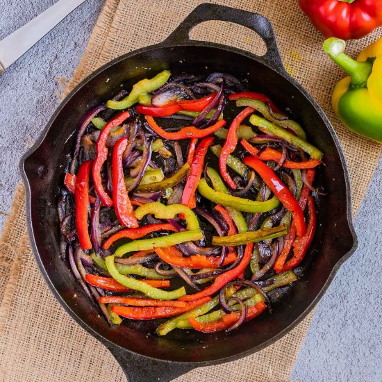 Fajita Veggies (Chipotle Copycat)