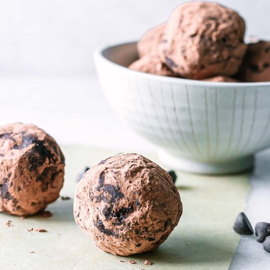 No-Bake Brownie Bites