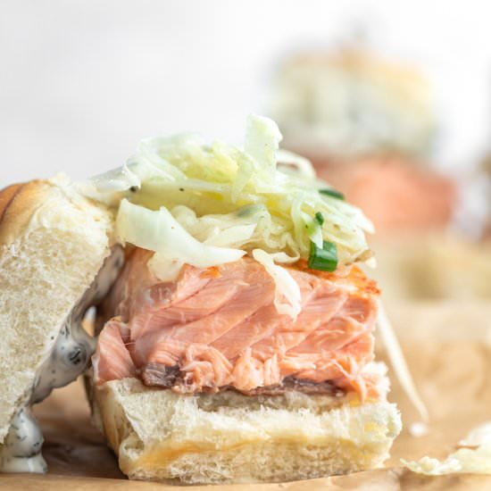 Scrumptious Salmon Sliders