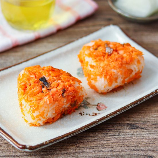 Savory Salmon Onigiri (Rice Balls)