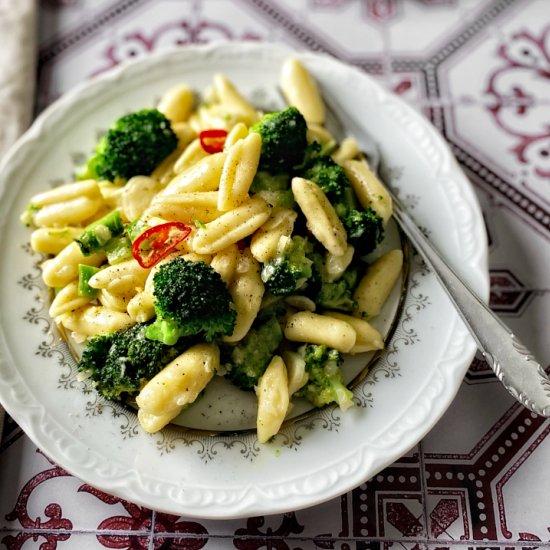 Cavatelli and Broccoli Pasta