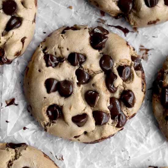 No Butter Chocolate Chip Cookies