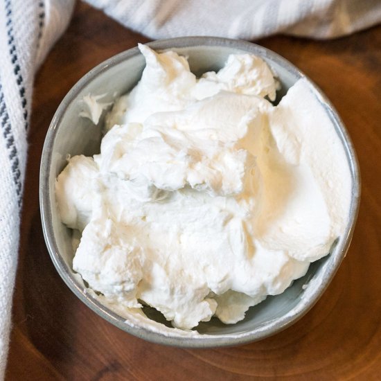 Homemade Whipped Cream