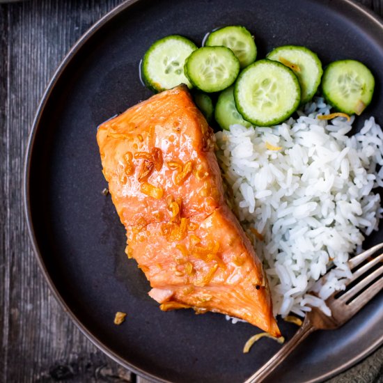 Vietnamese Lemongrass Salmon