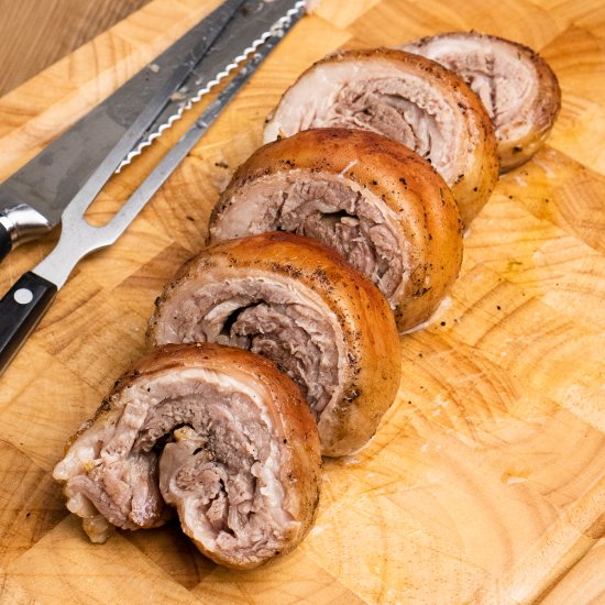 Rolled Lamb Breast ( Slow Cooked)