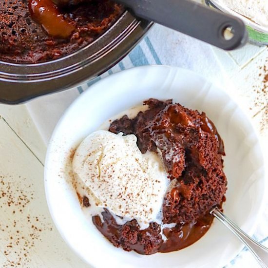 Crock Pot Chocolate Lava Cake