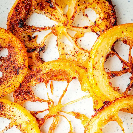 Olive Oil Fried Lemon Rings