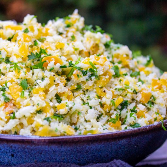 Seasoned Cauliflower Rice