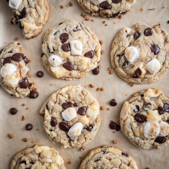 Chocolate Chip Marshmallow Cookies