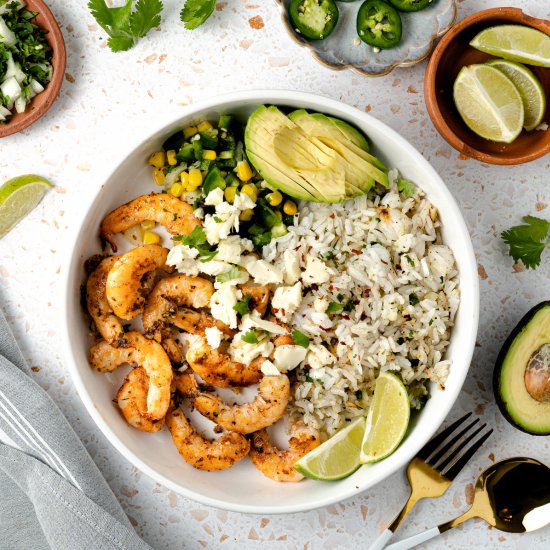 Shrimp Burrito Bowl Recipe