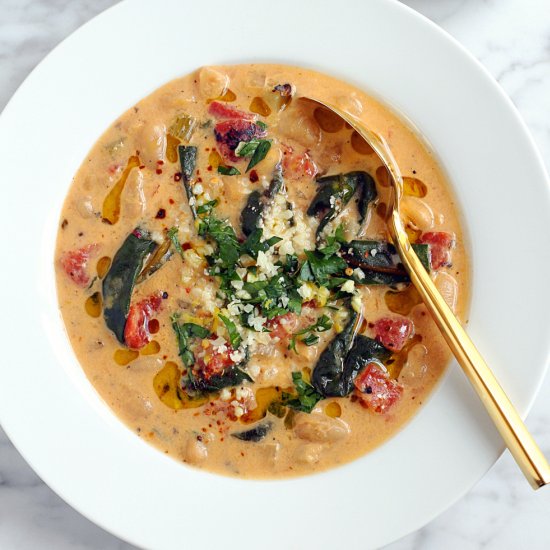 Tomato and White Bean Soup