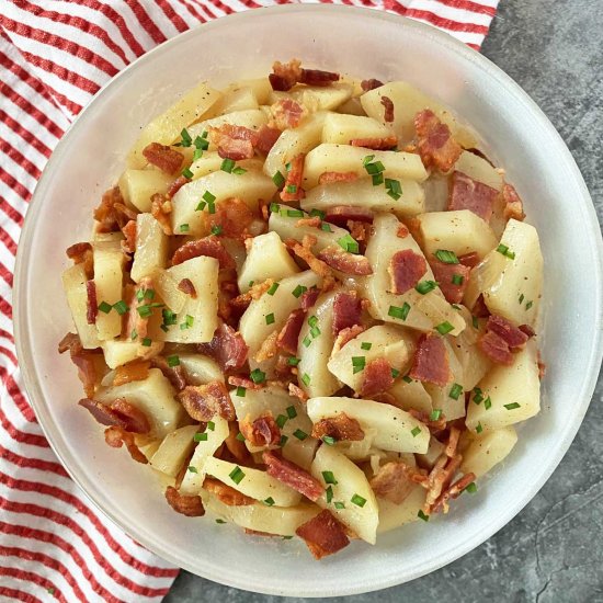 German Potato Salad with Bacon