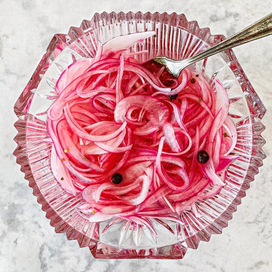 Quick Pickled Red Onions