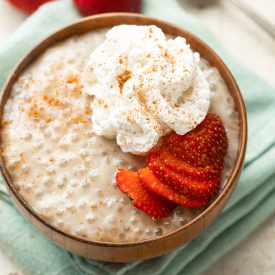 Vegan Tapioca Pudding