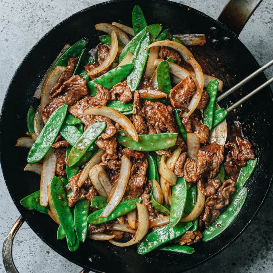 Beef with Snow Peas