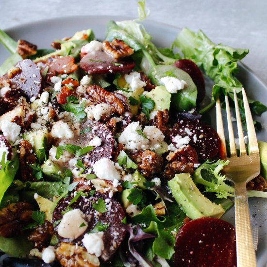 Beet and Avocado Salad