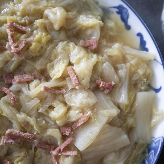 Jinhua ham braised Chinese cabbage