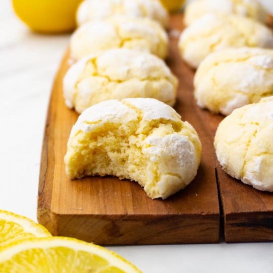 Lemon Crinkle Cookies