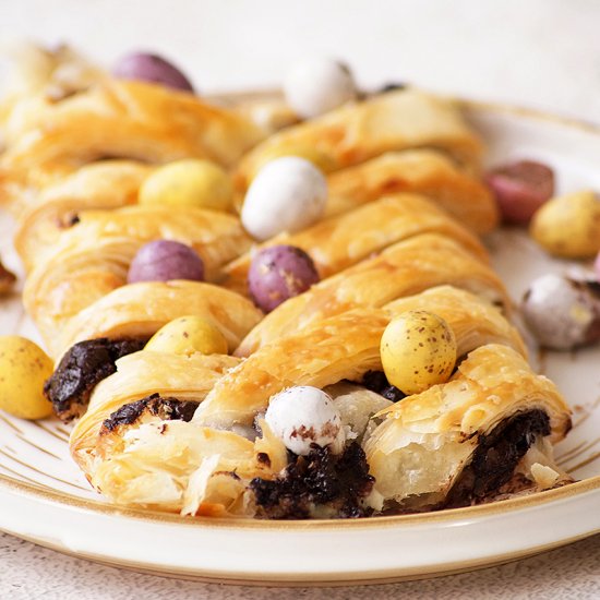 Chocolate Cream Cheese Easter Braid